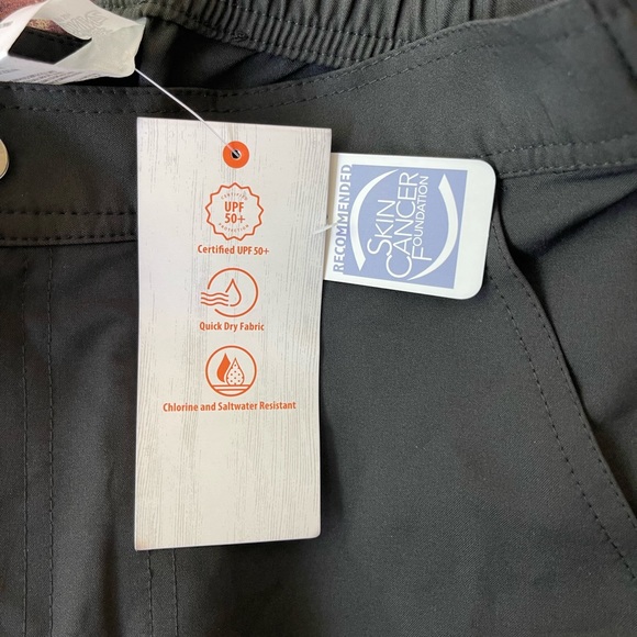 UV Skinz-NWT-women’s black side tie capri beach pants - Picture 4 of 14